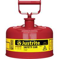 Bidons s&eacute;curitaires, Type I, Acier, 1 gal. US, Rouge, Homologu&eacute; FM/List&eacute; UL/ULC SPOC Demo