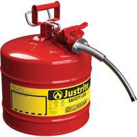 Bidons s&eacute;curitaires AccuFlow, Type II, Acier, 1 gal. US, Rouge, Homologu&eacute; FM/List&eacute; UL/ULC SPOC Demo