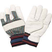 Gant pour le travail doubl&eacute;s pour l'hiver r&eacute;sistant &agrave; l'abrasion, Grand, Paume en Cuir fleur de vache, Doublure en Molleton de coton SPOC Demo