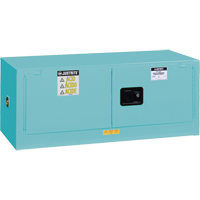 Armoire de s&eacute;curit&eacute; en acier inoxydable pour produits corrosifs/acides EX Piggyback Sure-Grip , 12 gal., 2 Porte(s), 43" La x 18" h x 18" p SPOC Demo