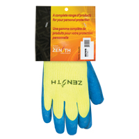 Gants haute visibilit&eacute; doubl&eacute;s d'acrylique de caoutchouc naturel, 7, R&ecirc;vetement Latex de caoutchouc, Calibre 7, Enveloppe en Acrylique SPOC Demo