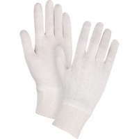 Mediumweight Inspection Gloves, Poly/Cotton, Knit Wrist Cuff, Men's SPOC Demo