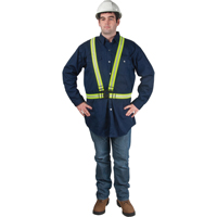 Harnais de s&eacute;curit&eacute; d'usage standard, Jaune lime haute visibilit&eacute;, Couleur r&eacute;fl&eacute;chissante Argent, Moyen SPOC Demo