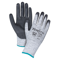 Gants &eacute;lastiques sans coutures r&eacute;sistants &agrave; la coupe, Taille T-Grand/10, Calibre 13, Rev&ecirc;tement Polyur&eacute;thane, Enveloppe en PEHP, ANSI/ISEA 105 niveau 4/EN 388 niveau 5 SPOC Demo