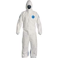 Combinaisons avec capuchon, 4T-Grand, Bleu/Blanc, Tyvek 400 D SPOC Demo