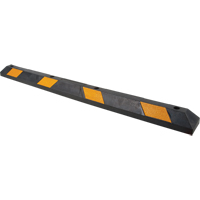 Butoir pour espace de stationnement, Caoutchouc, 6' l, Noir/Jaune SPOC Demo
