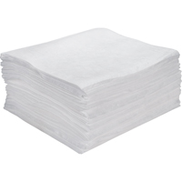 Feuilles absorbantes souffl&eacute;es de premi&egrave;re qualit&eacute;, Huile seulement, 15" x 18", 15 gal. d'absorption SPOC Demo