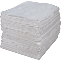 Premium Bonded Sorbent Pads, Oil Only, 15" x 17", 30 gal. Absorbancy SPOC Demo