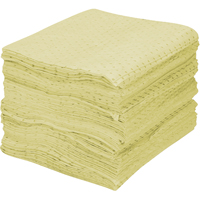 Premium Fine Fiber Sorbent Pads, Hazmat, 15" x 17", 30 gal. Absorbancy SPOC Demo