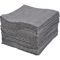 Premium Laminated (SMS) Sorbent Pads, Universal, 15" x 17", 30 gal. Absorbancy SPOC Demo