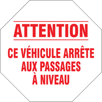French Traffic Sign, Vinyl, 18" W x 18" H SPOC Demo