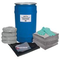 Trousse de lutte contre les d&eacute;versements pour &eacute;tabli, Universel, Baril, Absorbance de 30 gal. US SPOC Demo