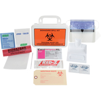 Deluxe Clean-Up Spill Kit, Biohazard, Case SPOC Demo