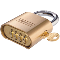 Cl&eacute; de contr&ocirc;le pour cadenas &agrave; combinaison r&eacute;glable en laiton SPOC Demo