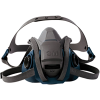 Respirateur &agrave; demi-masque s&eacute;rie 6500QL avec m&eacute;canisme de bascule Quick-Latch, Silicone, Grand SPOC Demo