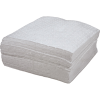 Premium Bonded Sorbent Pads, Oil Only, 15" x 18", 30 gal. Absorbancy SPOC Demo
