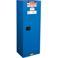 ChemCor&reg; Lined Hazardous Material Slimline Safety Cabinets, 22 gal., 23.25" x 65" x 18" SPOC Demo