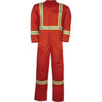 Combinaison non doubl&eacute;e haute visibilit&eacute;, Taille Petit, Orange SPOC Demo