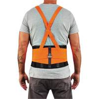Ceinture de support dorsal haute visibilit&eacute; en &eacute;lasthanne ProFlex 100HV, &eacute;lastique, T-petit SPOC Demo