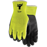 Gants Visibull 330, 7/Petit, R&ecirc;vetement Latex de caoutchouc, Enveloppe en Polyester SPOC Demo