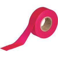 Ruban pour signalisation, 1,188" la x 150' lo, Rouge fluorescent SPOC Demo