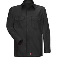 Chemise &agrave; manches longues en tissu ind&eacute;chirable, Hommes, 3T-Grand, Noir SPOC Demo
