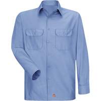 Chemise &agrave; manches longues en tissu ind&eacute;chirable, Hommes, 3T-Grand, Bleu SPOC Demo