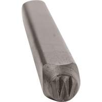 Individual Standard General Purpose Steel Hand Stamp Pieces, W, 3/32" SPOC Demo