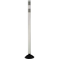 D&eacute;lin&eacute;ateur r&eacute;sistant aux impacts, 36" h, Blanc SPOC Demo