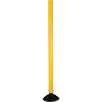 D&eacute;lin&eacute;ateur r&eacute;sistant aux impacts, 48" h, Jaune SPOC Demo