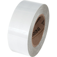 Tuff Mark&reg; Floor Marking Tape, 4" x 100', Polyester, White SPOC Demo