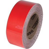 Tuff Mark&reg; Floor Marking Tape, 4" x 100', Polyester, Red SPOC Demo