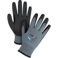 Gants enduits de premi&egrave;re qualit&eacute; ZX-30°, 11/2T-Grand, R&ecirc;vetement PVC, Calibre 15, Enveloppe en Nylon SPOC Demo