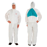 Combinaison protectrice, 4T-Grand, Blanc, Polypropyl&egrave;ne/SMS SPOC Demo