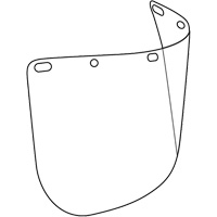 Dynamic Die Cut Faceshield Visor, Polycarbonate, Clear Tint SPOC Demo