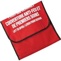 Couverture anti-feu avec sac de nylon Dynamic, Laine, 60" lo x 71" la SPOC Demo
