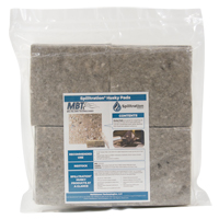 Spilltration Husky Pads, Oil Only, 16" x 16", 17.2 gal. Absorbancy SPOC Demo