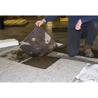 Spilltration Husky Pads, Oil Only, 16" x 16", 17.2 gal. Absorbancy SPOC Demo