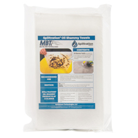 Spilltration Oil Shammy Towels, Oil Only, 16" x 10", 29 gal. Absorbancy SPOC Demo