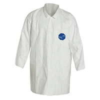 Lab Coat, Tyvek&reg; 400, White, 6X-Large SPOC Demo