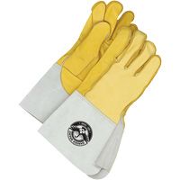 Welding Gloves, Grain Cowhide/Grain Deerskin, Size Large/10 SPOC Demo