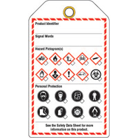Workplace Tags, Cardstock, 3-3/8" W x 5-3/4" H, English SPOC Demo