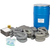 Trousse de lutte contre les d&eacute;versements, Universel, Baril, Absorbance de 55 gal. US SPOC Demo