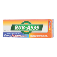 Soulagement chaleur Rub A535, Cr&egrave;me, Analg&eacute;sique SPOC Demo