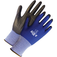 Coated Synthetic Gloves, 7, Polyurethane Coating, 13 Gauge, Nylon Shell SPOC Demo