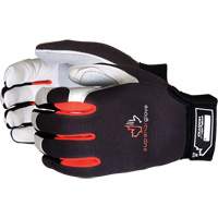 Clutch Gear&reg; Mechanic's Gloves, Grain Leather/Split Leather Palm, Size Small SPOC Demo