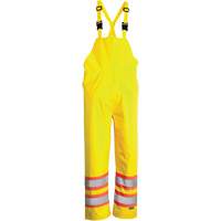 Open Road&reg; Bib Pants, Polyester, Small, High Visibility Lime-Yellow SPOC Demo