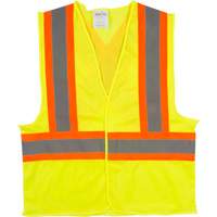 Veste de s&eacute;curit&eacute; pour la circulation, Jaune lime haute visibilit&eacute;, Moyen, Polyester SPOC Demo