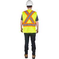 Veste de s&eacute;curit&eacute; pour la circulation, Jaune lime haute visibilit&eacute;, Moyen, Polyester SPOC Demo