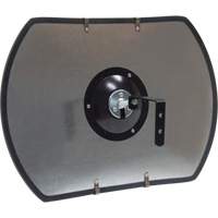 Miroir convexe rectangulaire/rond avec support, 12" h x 18" la, Int&eacute;rieur/Ext&eacute;rieur SPOC Demo